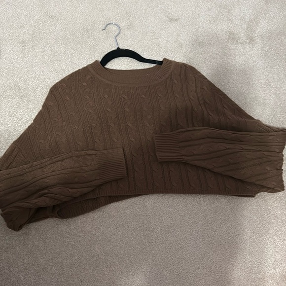 Cropped brown sweater - Picture 1 of 1